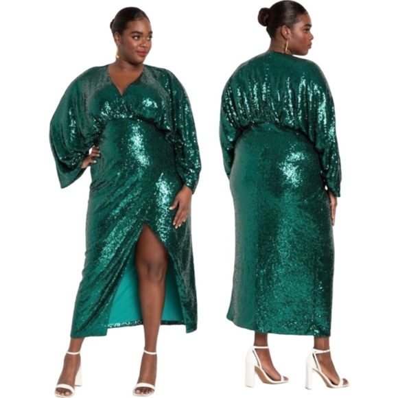 NWT ELOQUI Sequin Maxi Dress - Picture 1 of 8